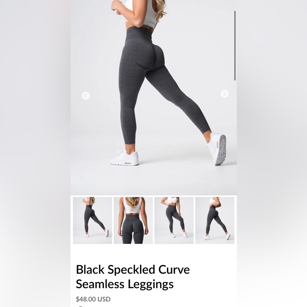 NVGTN Black speckled Curve Legging